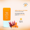Astaxanthin+Papaya Lightweight Fluid Sunscreen | In-Vivo Tested for SPF 50+ | Lightweight Fluid | Non-greasy | Suitable for sensitive skin